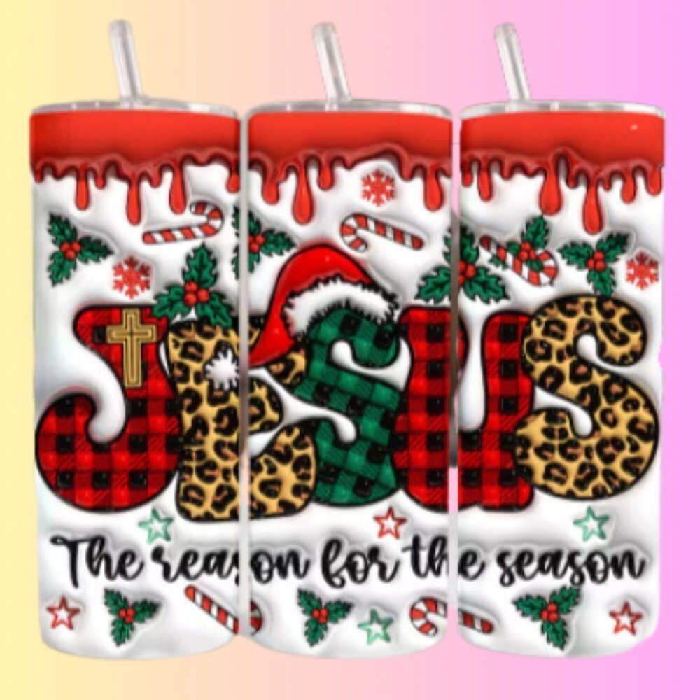Reason for the Season Tumbler, Celebrate Christmas with Jesus! Order Now to Embr